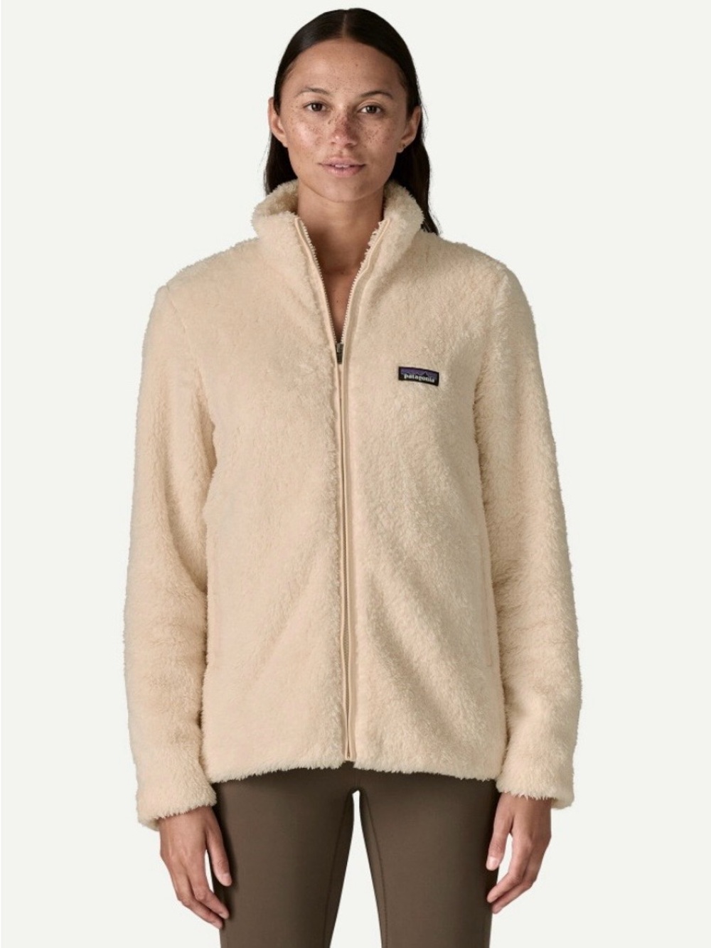 patagonia women’s los gatos fleece jacket in birch white in size medium - Picture 2 of 4